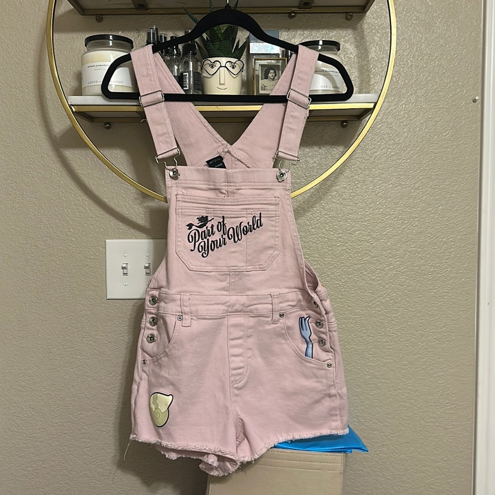 Disney little mermaid overalls